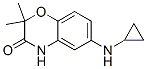 2H-1,4-Benzoxazin-3(4H)-one,  6-(cyclopropylamino)-2,2-dimethyl- 结构式