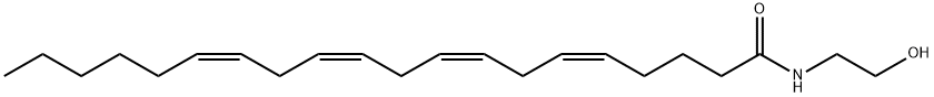 花生四烯酸乙醇胺 结构式
