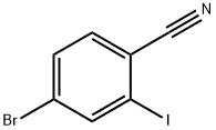 4-BROMO-2-IODOBENZONITRILE 结构式