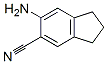 1H-Indene-5-carbonitrile,  6-amino-2,3-dihydro- 结构式
