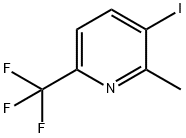 3-碘-2-甲基-6-(三氟甲基)吡啶 结构式