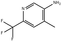4-甲基-6-三氟甲基-吡啶-3-基胺 结构式