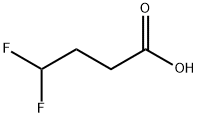 4,4-Difluorobutanoic acid 结构式