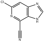 6-氯-1H-咪唑并[4,5-C]吡啶-4-甲腈 结构式