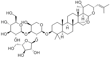 假马齿苋皂苷 VII 结构式