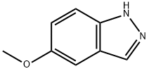 5-甲氧基-1H-吲唑 结构式