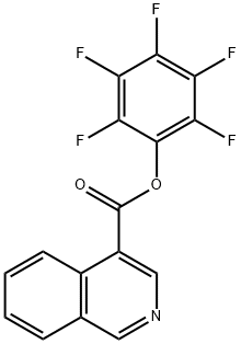 Pentafluorophenyl isoquinoline-4-carboxylate 结构式