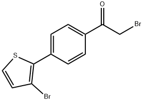 4-(4-Bromothien-2-yl)phenacyl bromide 结构式