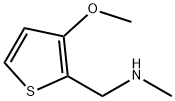N-METHYL-(3-METHOXYTHIEN-2-YL)METHYLAMINE 结构式