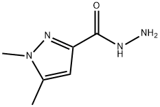 1,5-二甲基-1H-吡唑-3-碳酰肼 结构式