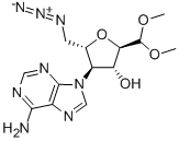 4-(6-AMINO-9H-PURIN-9-YL)-2,5-ANHYDRO-6-AZIDO-4,6-DIDEOXY-DIMETHYL ACETAL-L-MANNOSE 结构式