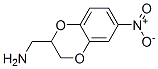 1,4-Benzodioxin-2-methanamine,  2,3-dihydro-6-nitro- 结构式