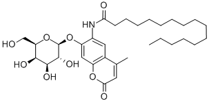 6-Hexadecanoylamino-4-methylumbelliferyl b-D-galactopyranoside