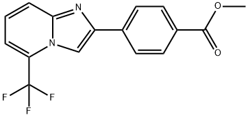 4-(5-Trifluoromethyl-imidazo[1,2-a]pyridin-2-yl)-benzoic acid methyl ester 结构式