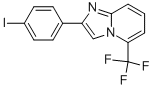 2-(4-Iodo-phenyl)-5-trifluoromethyl-imidazo[1,2-a]pyridine 结构式