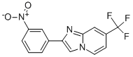 2-(3-硝基苯基)-7-(三氟甲基)咪唑并[1,2-A]吡啶 结构式