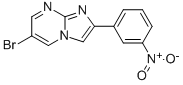 6-Bromo-2-(3-nitro-phenyl)-imidazo[1,2-a]pyrimidine 结构式