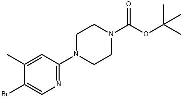 tert-Butyl4-(5-bromo-4-methylpyridin-2-yl)piperazine-1-carboxylate