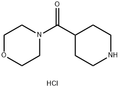 吗琳基(4-哌啶)甲酮盐酸盐 结构式