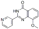 4(3H)-Quinazolinone,  8-methoxy-2-(3-pyridinyl)- 结构式