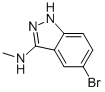 5-溴-N-甲基-1H-吲唑-3-胺 结构式