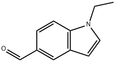 1-乙基-1H-吲哚-5-甲醛 结构式