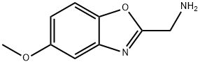 1-(5-methoxy-1,3-benzoxazol-2-yl)methanamine(SALTDATA: 0.98HCl 0.03(C6H5)3PO) 结构式