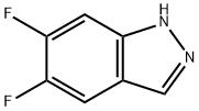 5,6-二氟-1H-吲唑 结构式