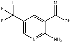 2-氨基-5-三氟甲基烟酸 结构式