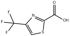 4-三氟甲基噻唑-2-羧酸 结构式