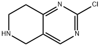 2-氯-5,6,7,8-四氢吡啶并[4,3-D]嘧啶 结构式