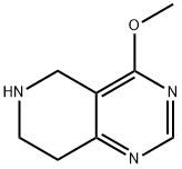 4-Methoxy-5H,6H,7H,8H-pyrido[4,3-d]pyrimidine 结构式