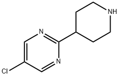 5-氯-2-(哌啶-4-基)嘧啶 结构式