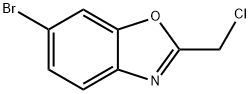 2-(氯甲基)-6-溴苯并噁唑 结构式