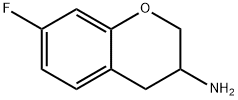 2H-1-BENZOPYRAN-3-AMINE,7-FLUORO-3,4-DIHYDRO 结构式