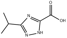 5-异丙基-4H-1,2,4-三唑-3-羧酸 结构式