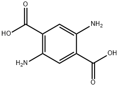 2,5 - 二氨基对苯二甲酸 结构式