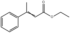 (E)-3-苯基-2-丁烯酸乙酯 结构式