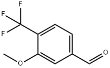 3-甲氧基-4-(三氟甲基)苯甲醛 结构式