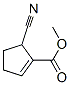 1-Cyclopentene-1-carboxylicacid,5-cyano-,methylester(9CI) 结构式