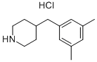 PIPERIDINE, 4-[(3,5-DIMETHYLPHENYL)METHYL]-, HYDROCHLORIDE 结构式