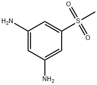 5-(Methylsulfonyl)benzene-1,3-diamine 结构式