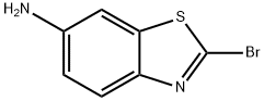 2-溴-6-氨基苯并噻唑 结构式