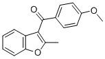 3-(4-METHOXYBENZOYL)-2-METHYLBENZOFURAN 结构式