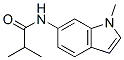 Propanamide,  2-methyl-N-(1-methyl-1H-indol-6-yl)- 结构式