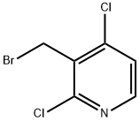 3-(溴甲基)-2,4-二氯吡啶 结构式