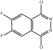 1,4-Dichloro-6,7-difluorophthalazine 结构式