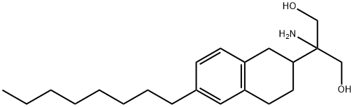 1,3-Propanediol, 2-aMino-2-(1,2,3,4-tetrahydro-6-octyl-2-naphthalenyl)- 结构式