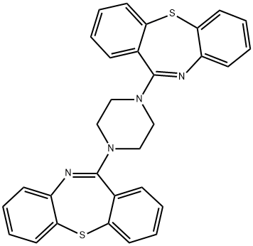 喹硫平二聚物杂质 结构式