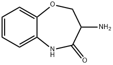 3-氨基-2,3-二氢[1,4]-苯并氮氧杂卓-4-酮 结构式